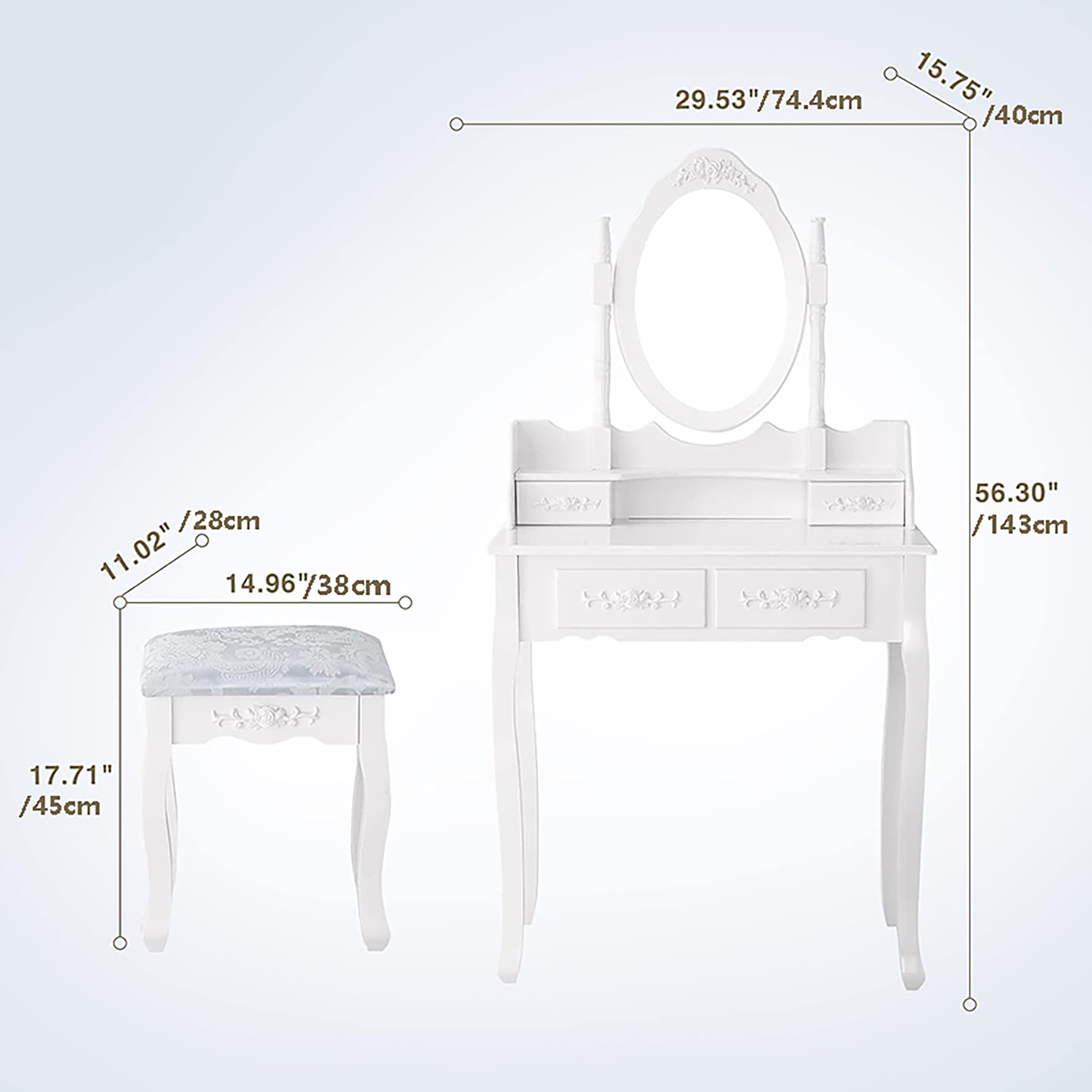 Vanity Table Set