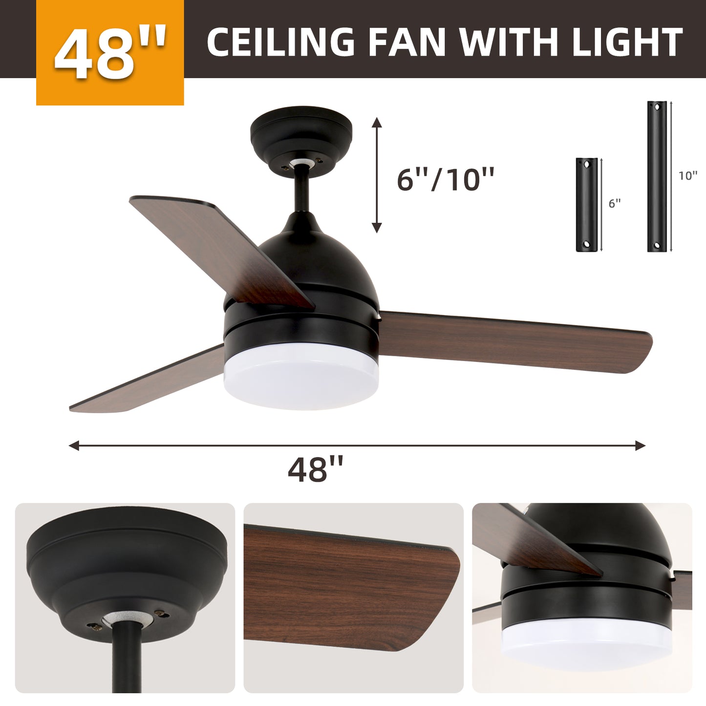Minimalist Straight Blade Fan