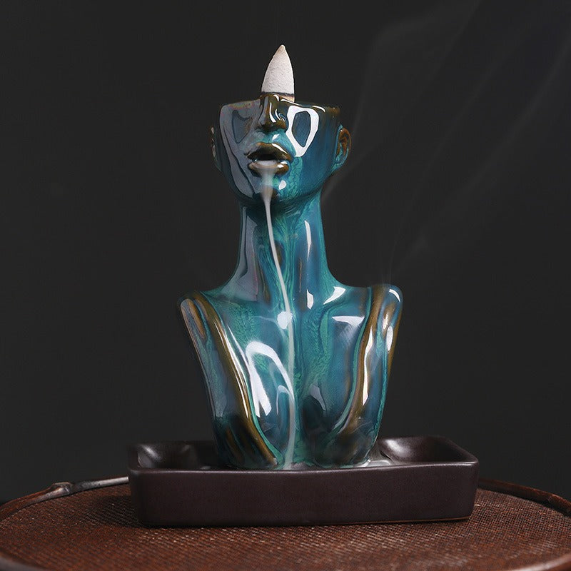 Incense Burner Beauty Statue