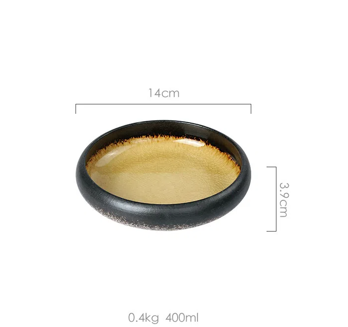 Retro ceramic plates