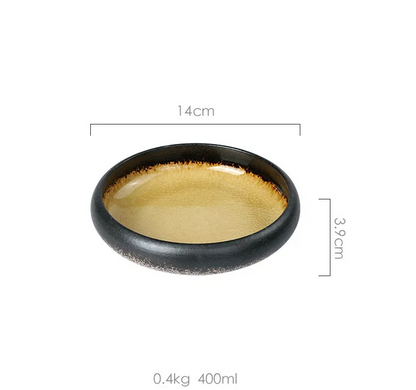 Retro ceramic plates