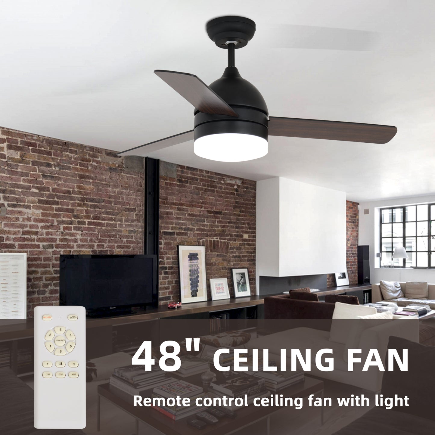 Minimalist Straight Blade Fan