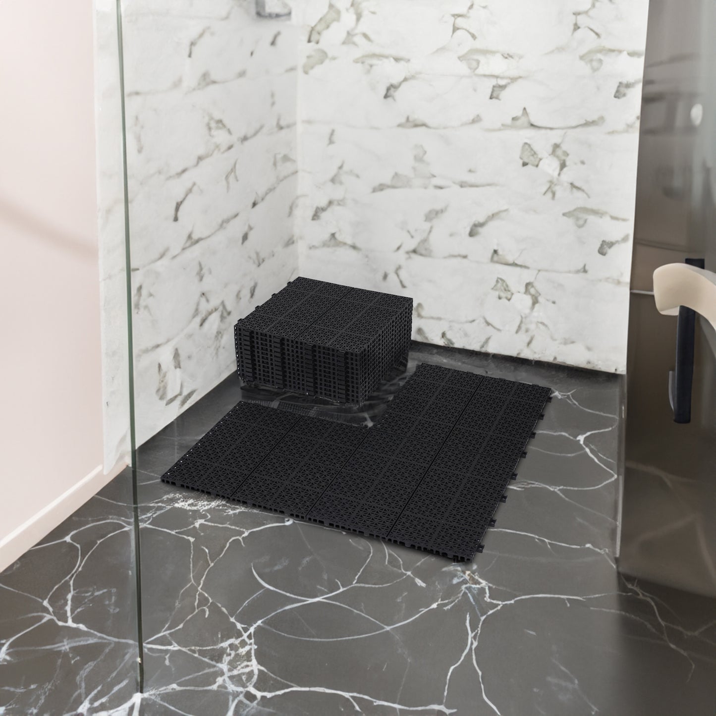 Interlocking Bath Tiles