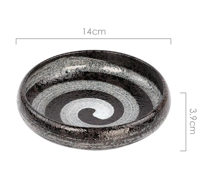 Retro ceramic plates