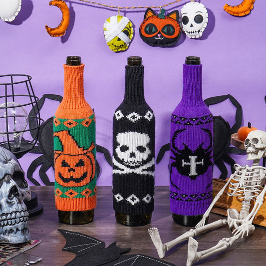 Halloween Wine Bottle Cover