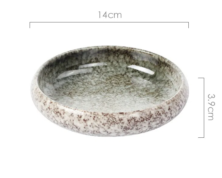 Retro ceramic plates