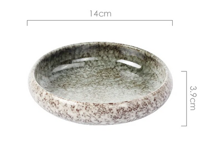 Retro ceramic plates