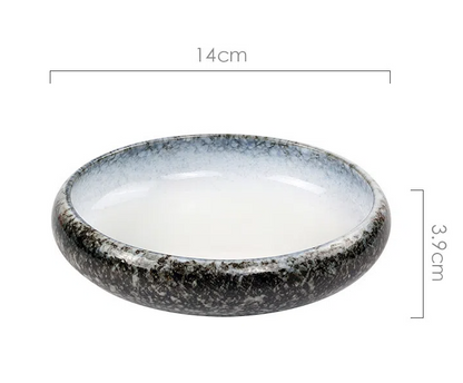 Retro ceramic plates
