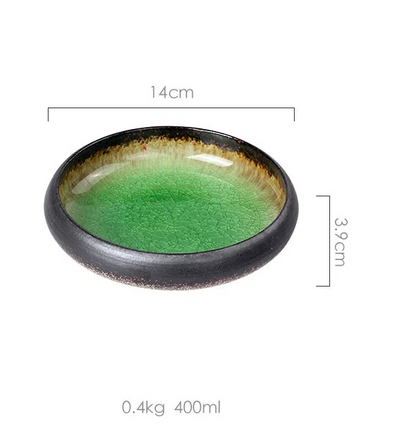 Retro ceramic plates