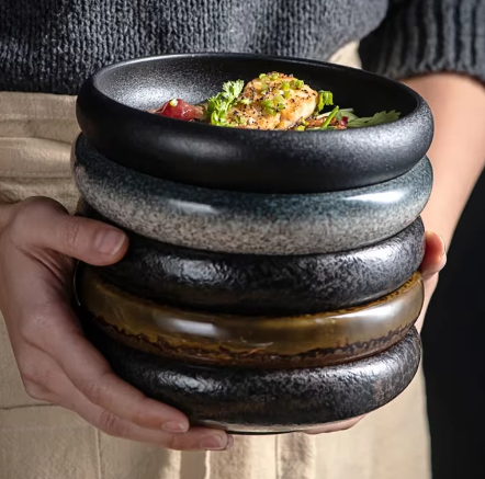 Retro ceramic plates