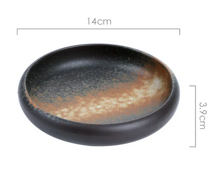 Retro ceramic plates
