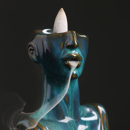 Incense Burner Beauty Statue
