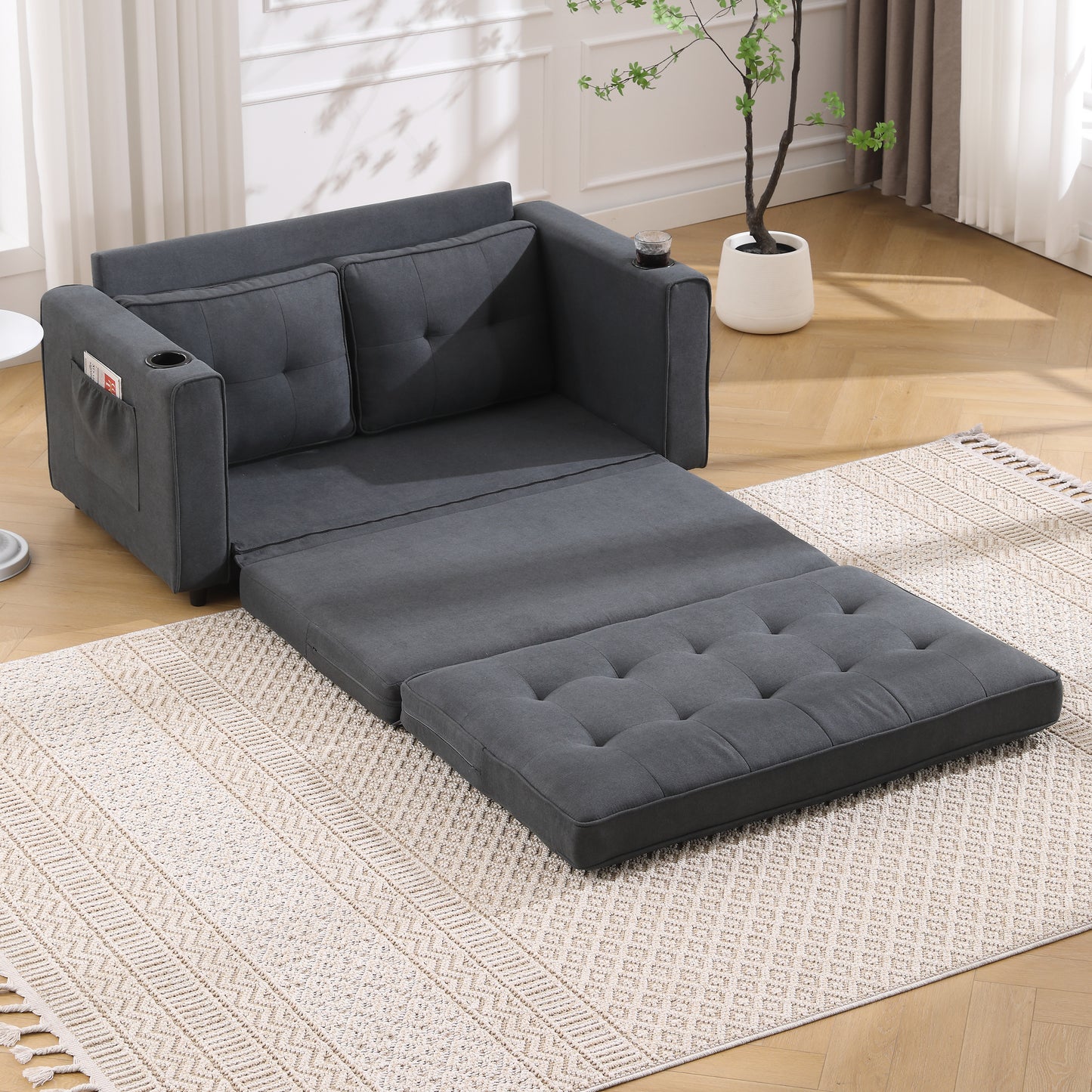 Folding mattress sofa bed